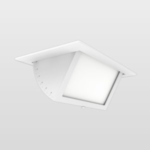 DOWNLIGHT LED GIMBLE RECT 32/38W CCT IP20 WHT ALBANY