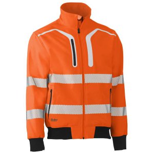 JACKET HV TAPED SOFT SHELL BOMBER ORA S BISLEY