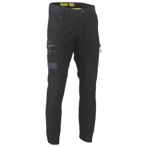 PANTS STRETCH CUFFED CARGO BLK 87 FLX & MOVE BISLEY
