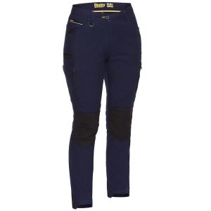 PANTS WOMENS CARGO NAVY 6 FLX & MOVE BISLEY
