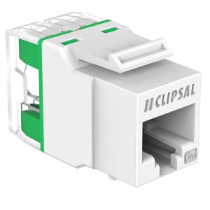 (I) JACK RJ45 CAT6A UTP KEYSTONE WHITE