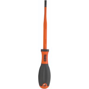 SCREWDRIVER 6.5X150MM SLOTTED SLIM VDE INSUL KLEIN