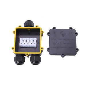 BOX JUNCTION Y-TYPE IP68 16A 450V WATERPROOF BLACK