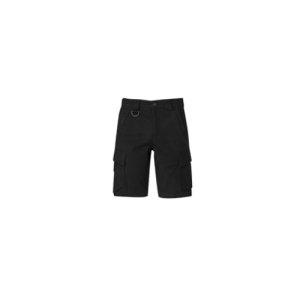 SHORTS MENS STREETWORX CURVED CARGO SYZMIK ZS360 BLK 112