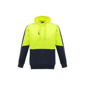 HOODIE UNISEX HI VIS PULLOVER SYZMIK ZT484 YLW/NVY XL