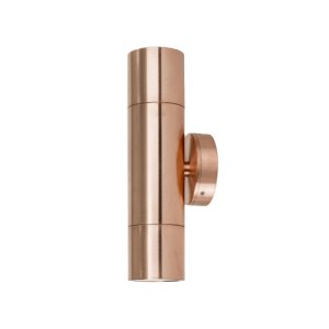 WALL LIGHT LED GU10 LESS LAMP IP65 S/S 316 GLW722 BONDI