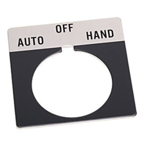 LEGEND PLATE 46X47MM GRY START 800T PUSHBUTTON