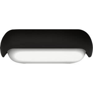 BULKHEAD WANAKA 13W 690LM 3K BLACK IP65 LHT1109