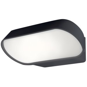 BULKHEAD WAKATIPU 13W 360LM 3K BLACK IP65 LHT1117