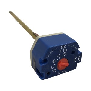 STEM THERMOSTAT DOMESTIC 11IN 20A 40-80DG EUT111 EUTRON