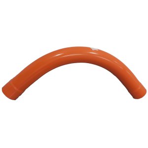 BEND ELECTRICAL HD 150MM DIA 90DEG SCJ SN10 RAD 600 ORANGE