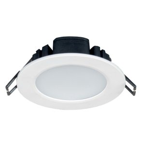 DOWNLIGHT SLIM SLOGAN 8W IP44 4CCT 86MM CUT OUT ROBUS