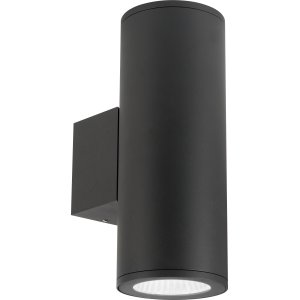 UP/DOWN LIGHT 2X6W 3K ANTHRACITE IP65 RUAPEHU LHT1131