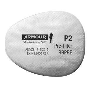 PREFILTER P2 PARTICULATE WHT RRPRE ARMOUR