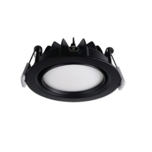 DOWNLIGHT LED 10W TILT CRI90 SWITCHABLE CCT BLACK SLED315T