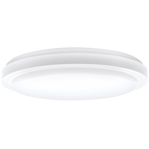 BUTTON LED DIM 240V 18W/28W 3K/4K WHT 300MM DIAM IP54