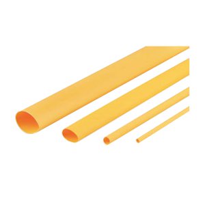 HEATSHRINK THIN WALL 25.4MM YELLOW 1.2M