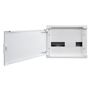 DISTRIBUTION BOARD FLUSH METAL 17 WAY 1 ROW LOCKABLE WHT VM