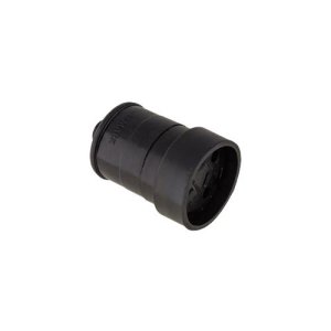 CONNECTOR RUBBER FEMALE 3 PIN 10A BLACK ELRP220BK
