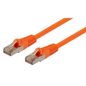 PATCH LEAD 0.5M CAT6A ORANGE SFTP 10G DYNAMIX