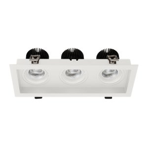 DOWNLIGHT TILT/ROT TRIPL W/ DIM DR 3X11W 260MA CC WW97 WH