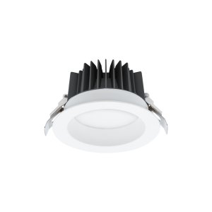 DOWNLIGHT FXD RND W/ DRI DIM 11W 350MA CC WH 3K/4K WH 120MM