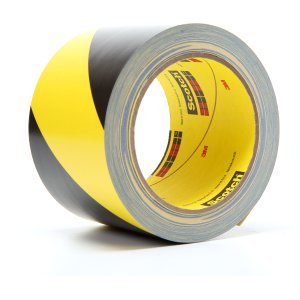 TAPE SAFETY STRIPE YLW/BLK 50MMX33M 5702