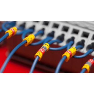 (I) CABLE MARKER PA 2/4 CUT WHT 9 4.0-10.0MM 100PK PARTEX