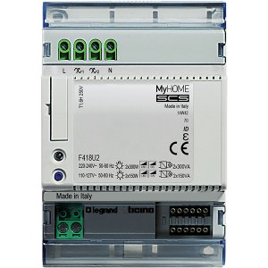 (I) MY HOME - 2 CH DIMMER FOR LED, CFL AND INC 4 DIN MOD 200