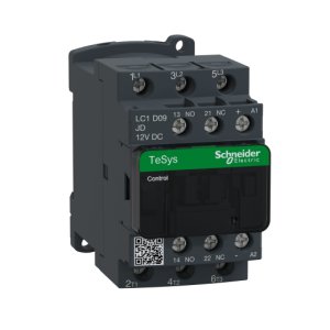 (I) CONTACTOR 3P 3NO AC-3 <= 440V 9A 12VDC COIL TESYS