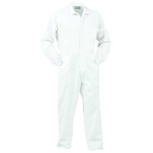OVERALL FOOD 240GSM L/S PC WHT (8) 430015W-92R(8)