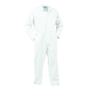 OVERALL FOOD L/W 190GSM L/S PC WHT (9) (9)430013W-97R(9)