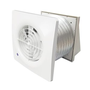 FAN WALL THROUGH KIT QUIET BATHROOM 125MM FAN7187