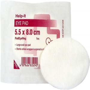 HELP-IT EYE PAD STERILE PACK 2
