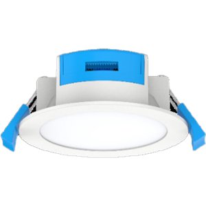 DOWNLIGHT LED 8W ICF IP54 TRI-COLOUR DIM WHITE 106MM*40MM