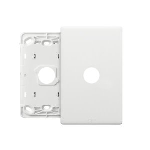 GRID & COVERPLATE 1G MATT WHT LEGRAND