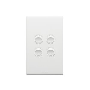 SWITCH VERT 4G MATT WHT 16A/16AX LEGRAND