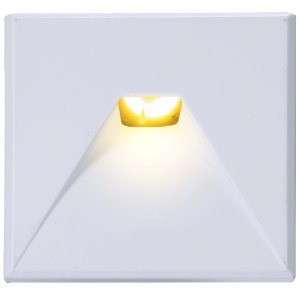 STEP LIGHT LED 3W 3CCT SQ TIER IP44 WHITE WAITOMO
