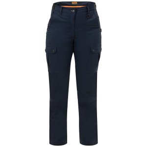 TROUSERS WOMENS LW STRETCH PC NVY 24 W17001N-24 BISON