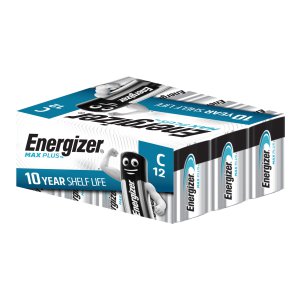 BATTERY ENERGIZER MAX PLUS BULK C 12PK E302286000