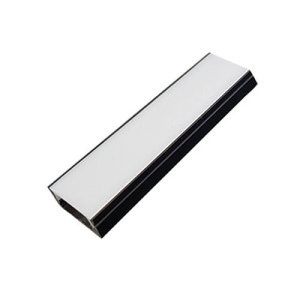 LED PROFILE DSCHAN110 BLACK 2M TASK OPAL LENS
