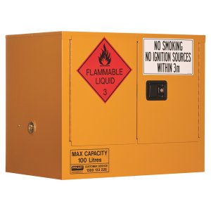 CABINET FLAMMABLE 100L 770X935X620MM 5535AS 1 SHELF
