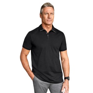 POLO MENS ASTON BLK XL BIZ COL
