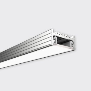 LED PROFILE LOWLINE 01 MINI ROLLED OPAL DIFF ANODISED 2M