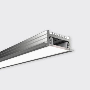 LED PROFILE LOWLINE 02 MINI ROLLED OPAL DIFF ANODISED 4M