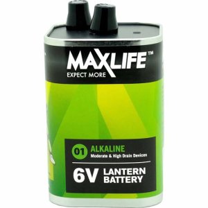 BATTERY 6V ALKALINE SUPER H/DUTY SINGLE MAXLIFE
