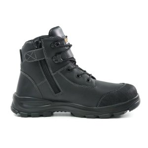 BOOT ZIP SIDE LACE UP BLK 9 TORBK-09 BISON