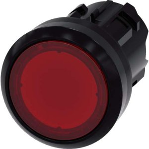 PUSHBUTTON 22MM PLASTIC ILLUM RED