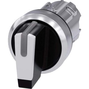 SELECTOR SWITCH 22MM METAL ILLUM WHITE I-O-II