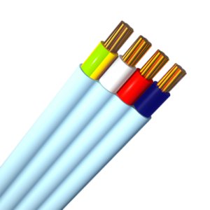 CABLE TPS 2.5MM 3C & E AIRCON LT BLUE/WHT FROM 100M DRUM